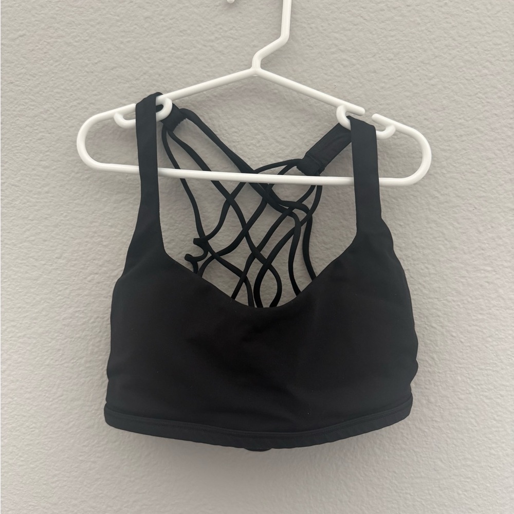 Lululemon Black Strappy Women's Bra